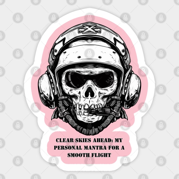 Clear Skies Ahead Sticker by baseCompass